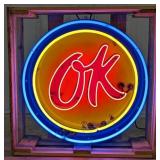2ft Custom Chevrolet OK Used Cars Porcelain Neon