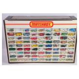 1970s Matchbox Countertop Store Display with Cars