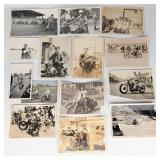 Lot Of Vintage Motorcycle Racing Photographs & Mor
