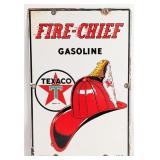 Small 12in Vintage SSP Texaco Fire-Chief Gasoline