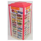 Vintage Matchbox Rotary Store Display w/ Cars