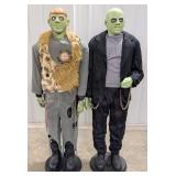 Lot Of 2 Life Size Frankenstein Monster Animated P