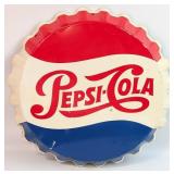 Vintage 19-1/2in SST Pepsi-Cola Embossed Bottle Ca