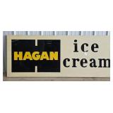 70" Vintage SST Hagan Ice Cream Advertising Sign