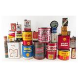 Large Lot Of Vintage Oil Can / Tire Tube Repair &