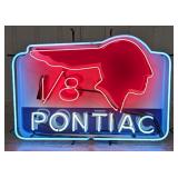 Custom Pontiac V8 Neon Dealership Style Advertisin
