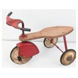 Antique Wood and Metal Tricycle