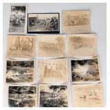 Lot Of Early 1900s Original Period Motorcycle Endu