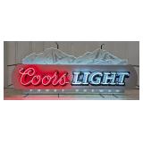 Large 5ft Coors Light Beer Neon Advertising Sign