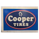 6ft Cooper Tires Embossed Lexan Dealer Sign