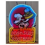 Large Custom 3ft Dog N Suds Root Beer Drive Inn Ne