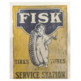 Early SSW Fisk Tires Service Station Smaltz Advert