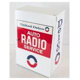 Custom Delco Auto Radio Service Metal Parts Cabine