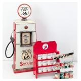 Custom Pedal Car Size U.S. Route 66 Gas Pump and O