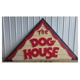 110" Vintage "The Dog House" Embossed Plastic R