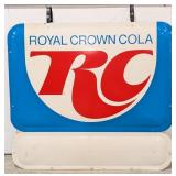 NOS 4ft Vintage DST Royal Crown Cola RC Sign w/ Ha
