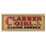 3ft Vintage Clabber Girl Baking Powder Framed Adve