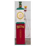 Custom Rat Fink Bennett Clock Face Gas Pump