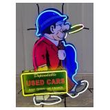 Custom Dependable Used Cars Neon Advertising Sign
