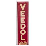 6ft Vintage SST Veedol Motor Oils Embossed Vertica
