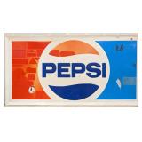 5-1/2ft Vintage SST Pepsi-Cola Embossed Advertisin