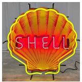 Custom Shell Gasoline / Motor Oil Neon Advertising