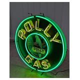Large 3ft Custom Polly Gas Neon Advertising Sign