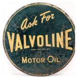 Vintage DST Valvoline Motor Oil Advertising Sign