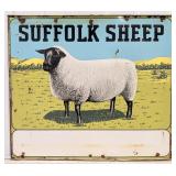 4ft Vintage DST Suffolk Sheep Advertising Farm Sig
