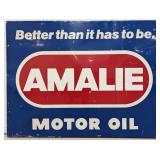 Nearly 4ft Vintage SST Amalie Motor Oil Self Frame