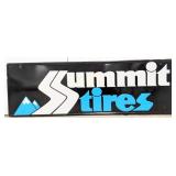 4ft Vintage SST Summit Tires Embossed Advertising