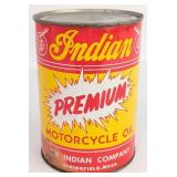 Full Vintage Indian Premium Motorcycle Oil One Qua