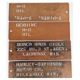 Lot Of Vintage Harley-Davidson Motorcycle Factory