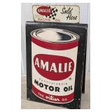 Vintage DST Amalie Pro Racing Motor Oil Curb Sign