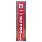 6ft Vintage SST Kendall Motor Oil Embossed Adverti