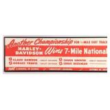 Nearly 3ft 1949 Harley-Davidson Motorcycle Racing