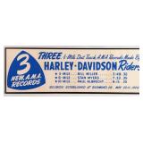 Nearly 3ft 1949 Harley-Davidson Motorcycle Dirt Tr