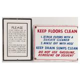 2) Vintage SSP Service Station / Garage Cleanlines