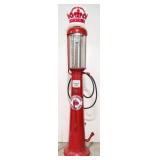 Restored Wayne 10 Gallon Red Crown Visible Gas Pum