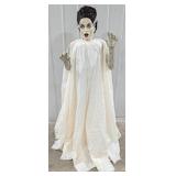 6ft Life Size Bride Of Frankenstein Animated Prop