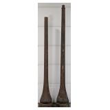Pair of Cast Iron Light Poles