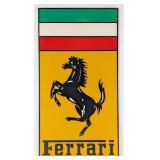 3ft Masonite Ferrari Dealership Sign