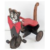 Early Felix the Cat Tricycle Pedal Toy