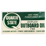 Vintage NOS DST Quaker State Duplex Outboard Boat