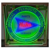 Custom Mopar Tin Neon Sign