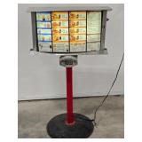 Vintage A&W Restaurant Drive-Thru Menu Board