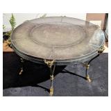 Maitland Smith Embossed Leather Coffee Table