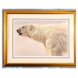 Ltd. The Polar Bear by Robert Bateman Framed Print