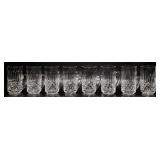 (8) Waterford Crystal Lismore Beer Stein Glasses
