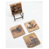 John Banovich African Stone Coasters
